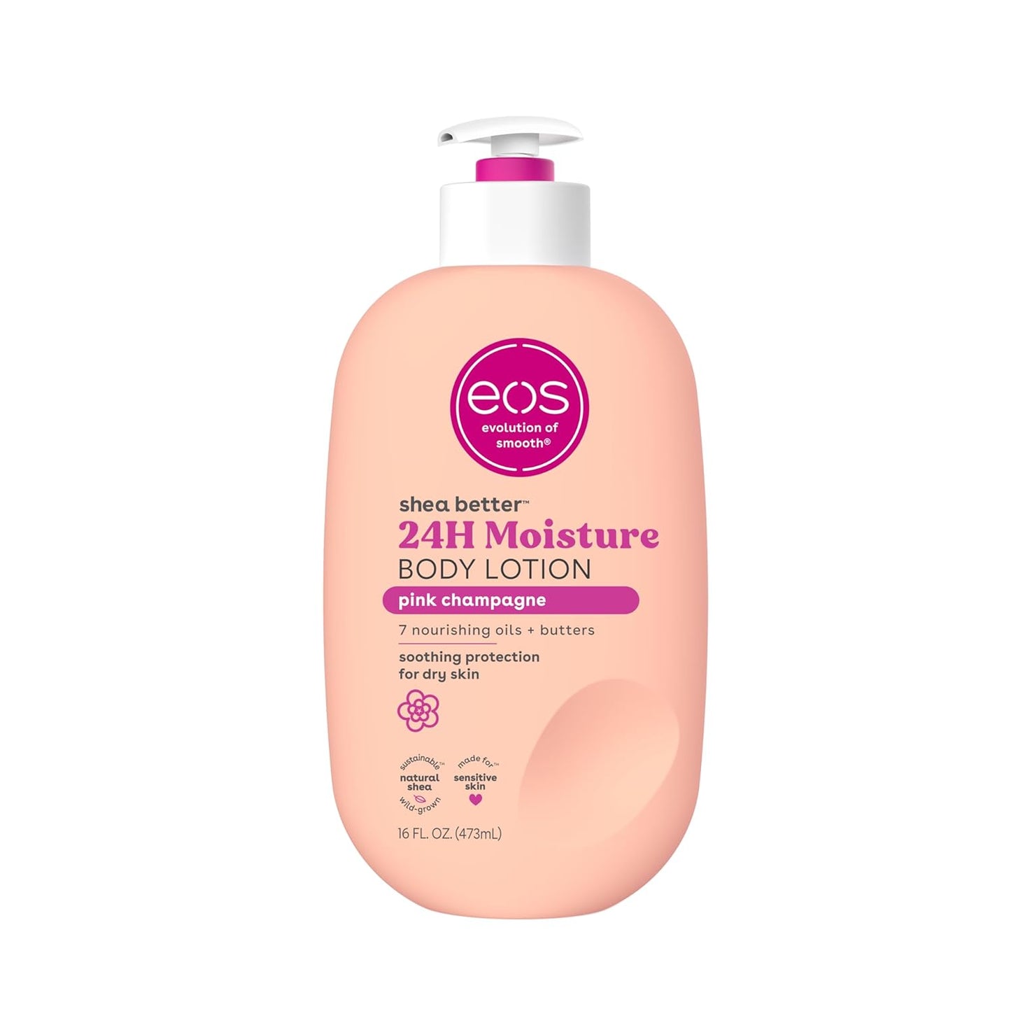 EOS Pink Champagne Shea Better 24HR Moisture Body Lotion