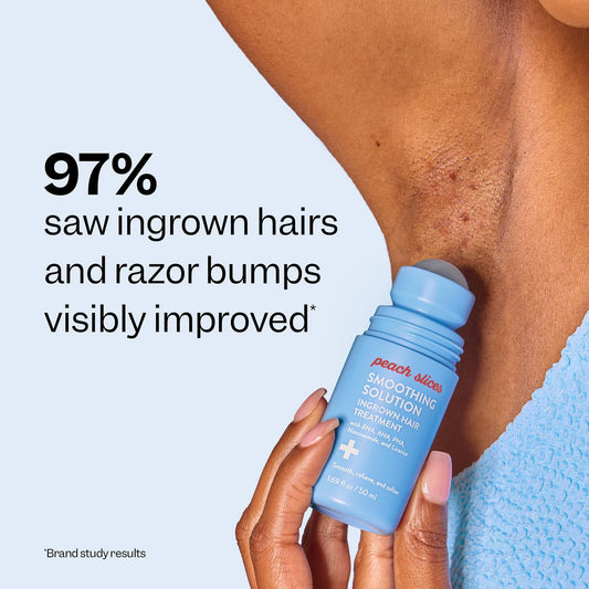 Peach Slices Smoothing Solution Ingrown Hair Roller Treatment