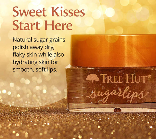 Tree Hut Sugarlips Brown Sugar & Jojoba Exfoliating Lip Scrub