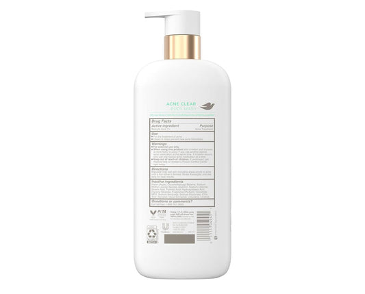 Dove 1% Salicylic Acid Acne Clear Gel Body Wash