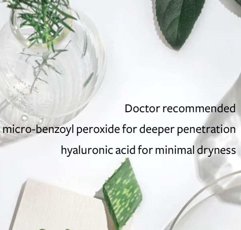Dr Song 10% Benzoyl Peroxide & Hyaluronic Acid Acne Face & Body Wash