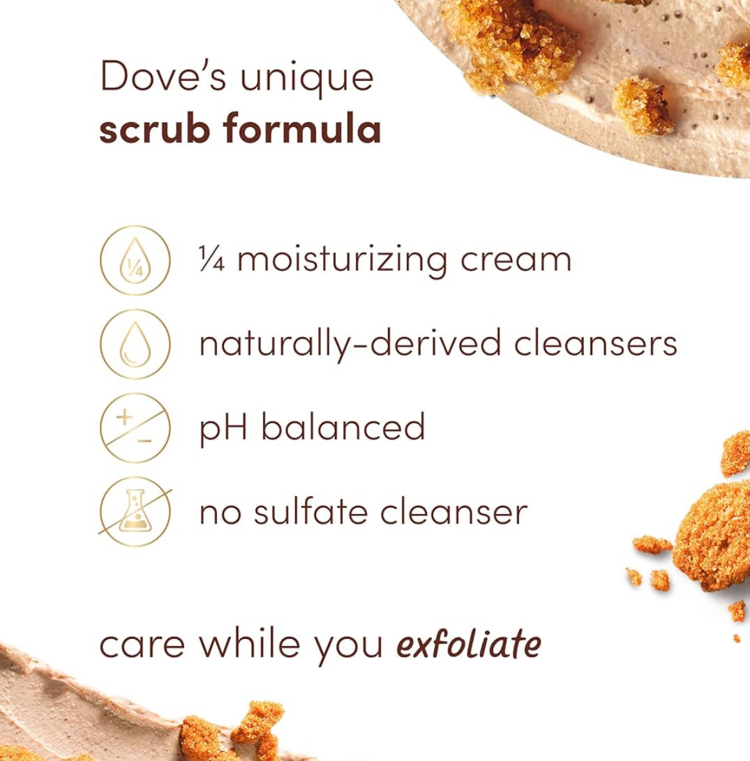 Dove Brown Sugar & Coconut Butter Moisturizing Body Scrub