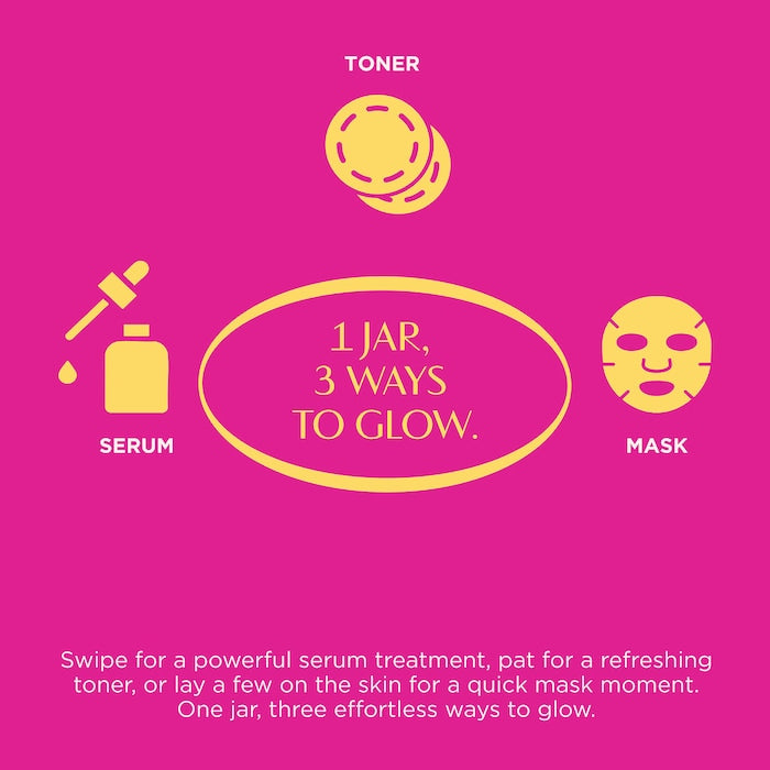 OLIVIAUMMA Milky Resurfacing + Brightening Toner Pads and Face Treatment with Bakuchiol and Niacinamide