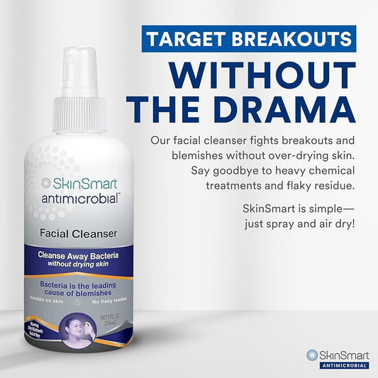 SkinSmart Antimicrobial Facial Cleanser