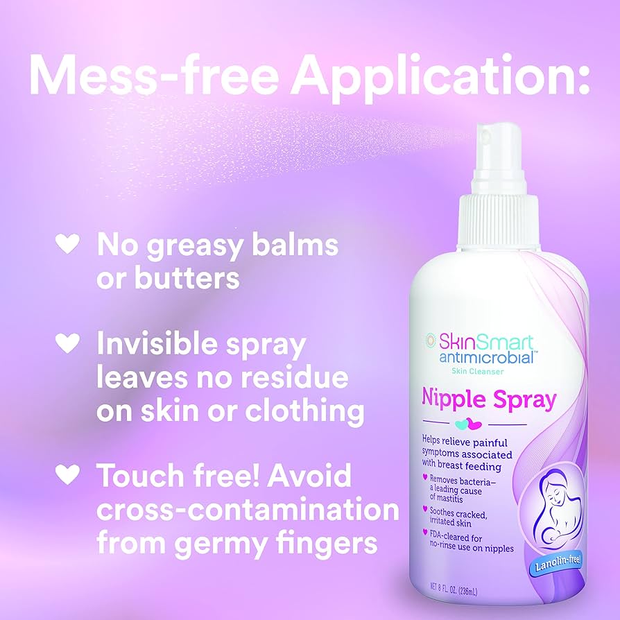 SkinSmart Nipple Relief Spray for Breastfeeding