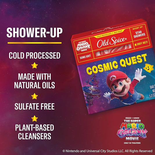 Old Spice Cosmic Quest Bar Soap – Super Mario Galaxy Edition