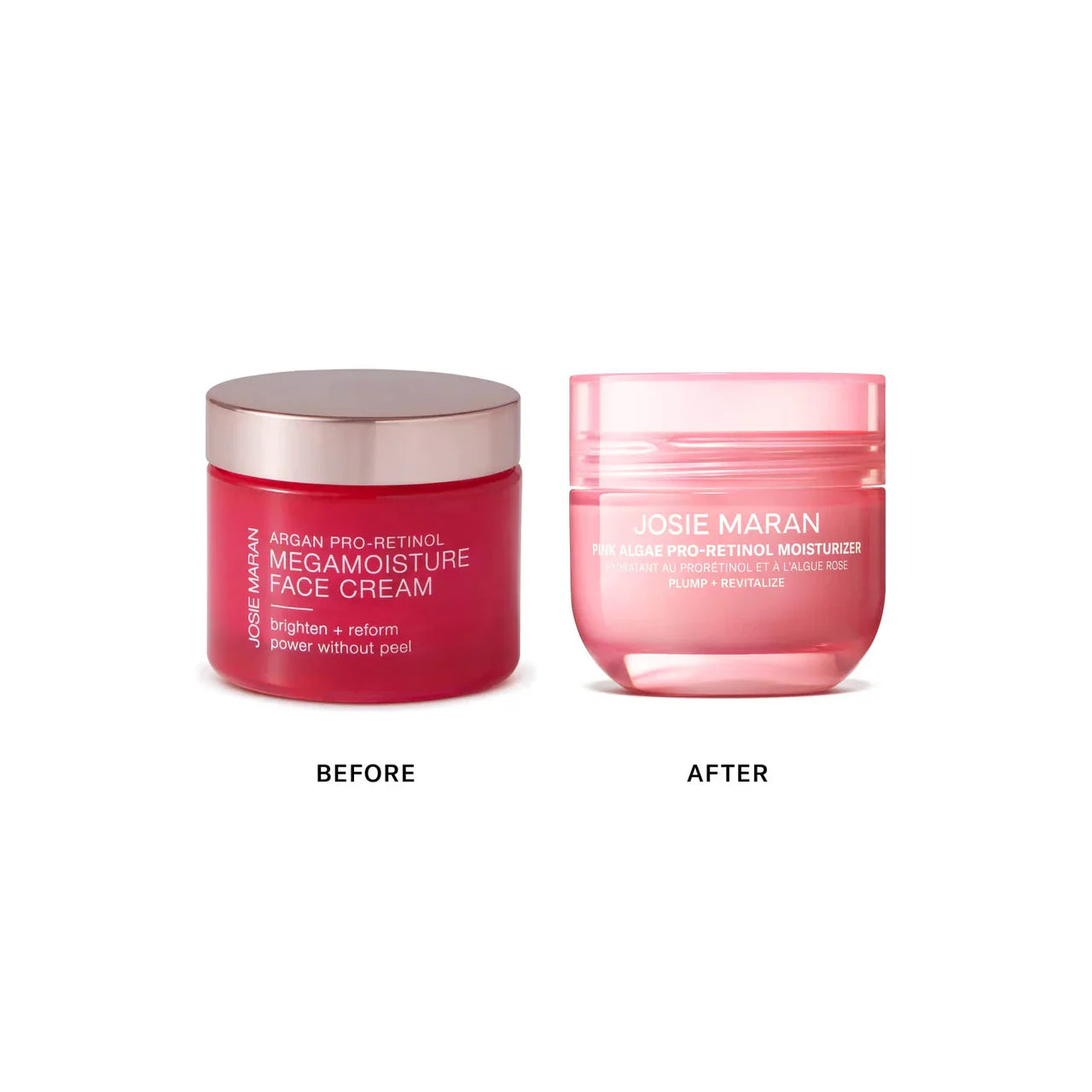 Josie Maran Pink Algae Pro-Retinol & Argan Firming Face Moisturizer