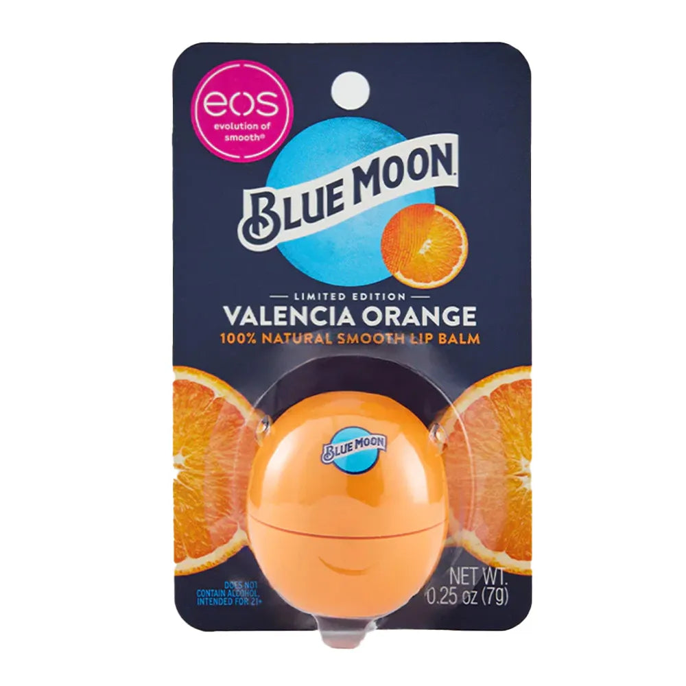 EOS Valencia Orange Blue Moon Natural Lip Balm – Limited Edition