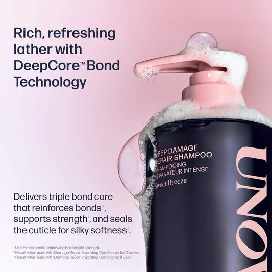 UNOVE Deep Damage Repair Hydrating Keratin Shampoo