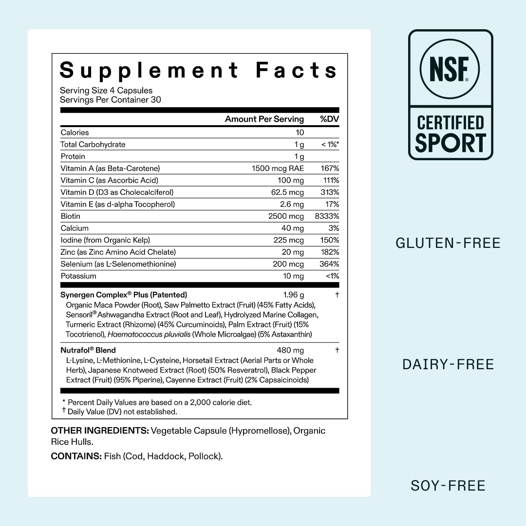 Nutrafol Women's Balance Hair Growth Supplements - 1 Monthly Supply