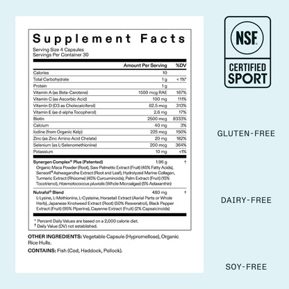 Nutrafol Women's Balance Hair Growth Supplements - 1 Monthly Supply