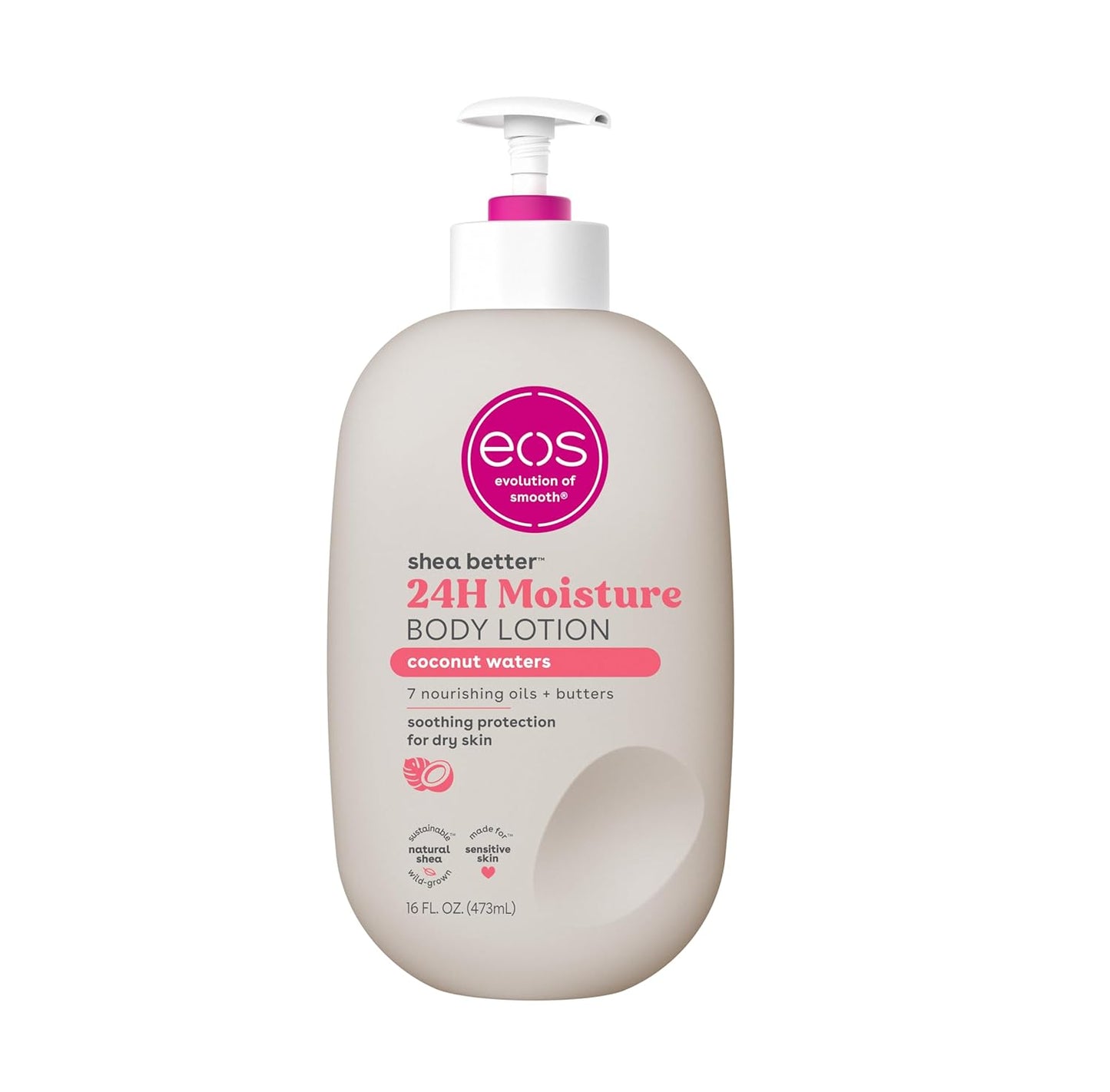 EOS Coconut Waters Shea Better 24HR Moisture Body Lotion