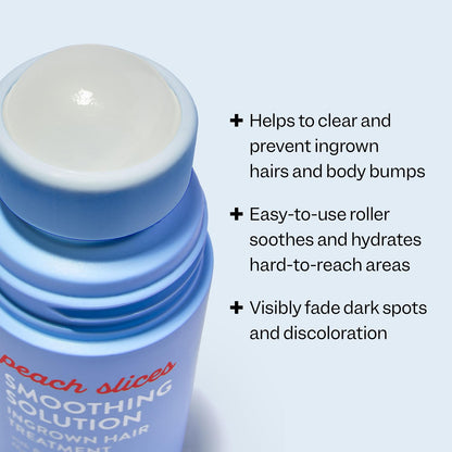 Peach Slices Smoothing Solution Ingrown Hair Roller Treatment