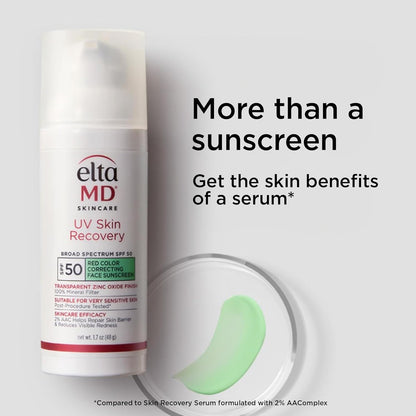 EltaMD UV Skin Recovery Mineral Zinc Oxide SPF 50 Face Sunscreen