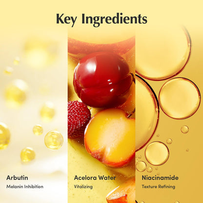 EQQUALBERRY Niacinamide 4% & Vitamin C Acerola Illuminating Face Serum