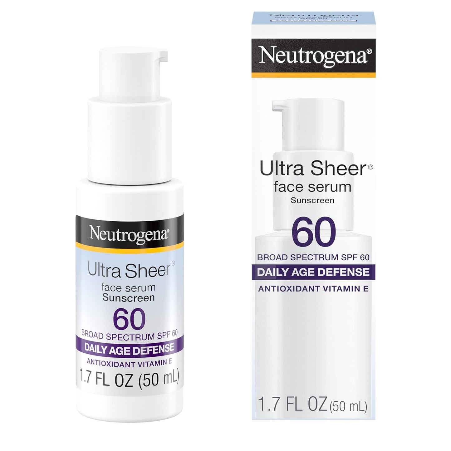 Neutrogena Ultra Sheer Vitamin E Face Sunscreen Serum SPF 60