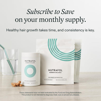 Nutrafol Women's Balance Hair Growth Supplements - 1 Monthly Supply