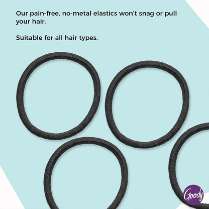 Goody Ouchless No-Metal Soft Hair Elastics – 30 Pack