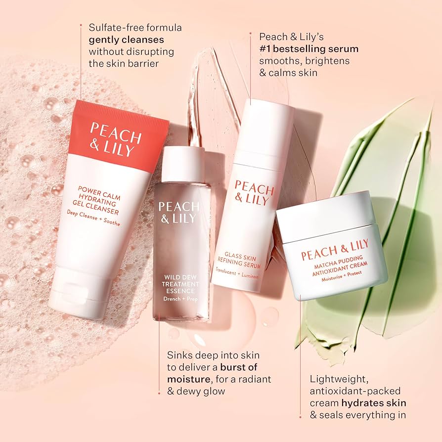 Peach & Lily Glass Skin 4-Step K-Beauty Discovery Routine Kit