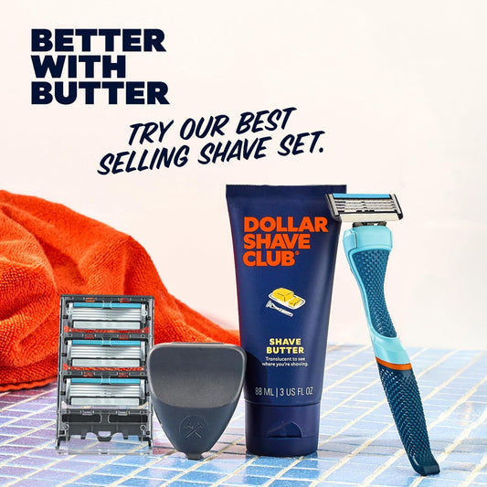 Dollar Shave Club Translucent Shave Butter Cream – 6oz, 2 Pack