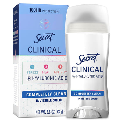 Secret Clinical Strength Antiperspirant Deodorant with Hyaluronic Acid