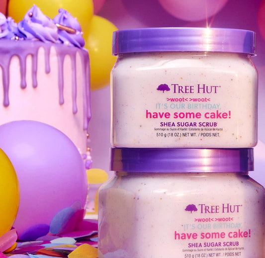 Tree Hut Birthday Cake Confetti Shea Butter Sugar Body Scrub