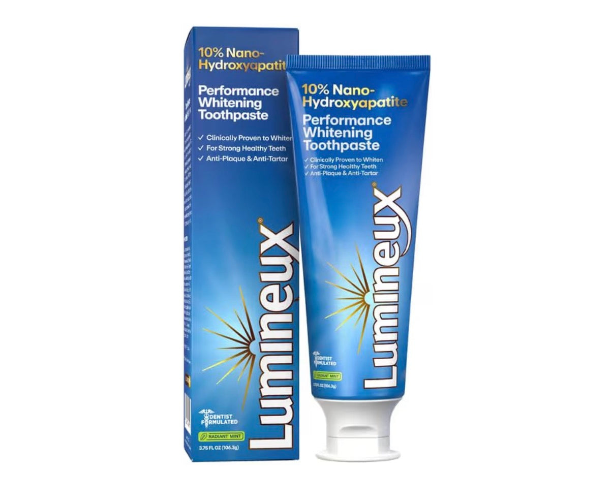 Lumineux 10% Nano Hydroxyapatite Fluoride-Free Whitening Toothpaste