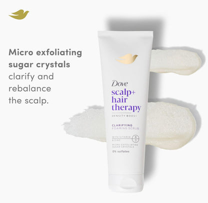 Dove Scalp + Hair Therapy Density Boost Vitamin B3 & Zinc Foaming Scrub