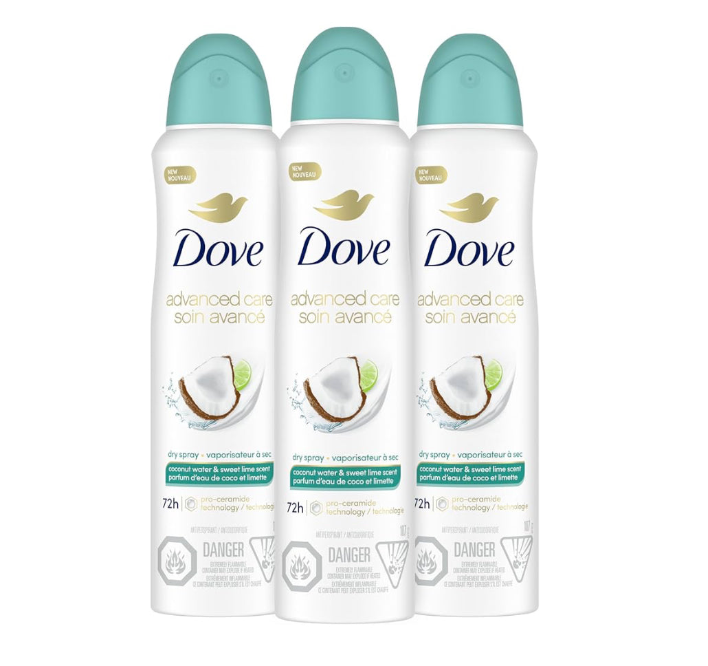 Dove Deodorant Dry Spray Coconut Water & Lime