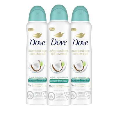 Dove Deodorant Dry Spray Coconut Water & Lime