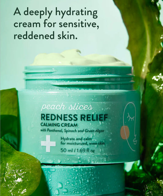 Peach Slices Redness Relief Soothing Calming Face Cream