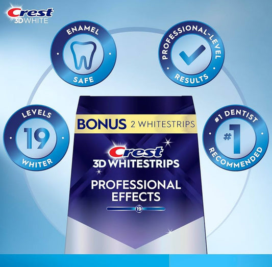 Crest 3D Whitestrips Professional Effects USA Imported 22 Teeth Whitening Treatments
