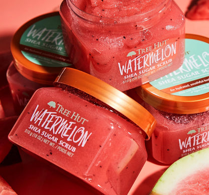 Tree Hut Watermelon, Lemon Zest & Shea Butter Sugar Body Scrub