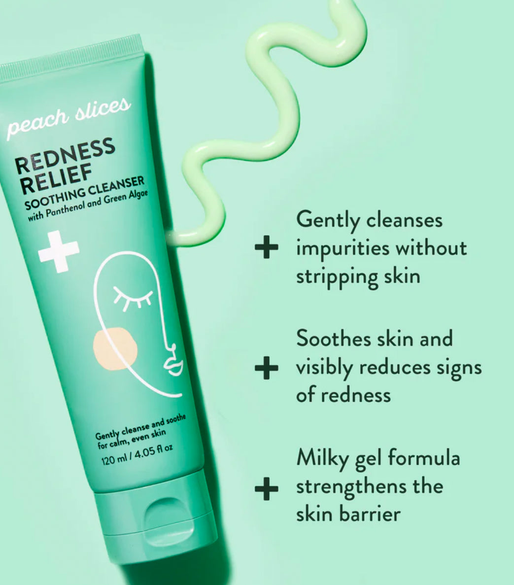 Peach Slices Redness Relief Gentle Soothing Face Cleanser