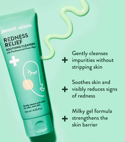 Peach Slices Redness Relief Gentle Soothing Face Cleanser