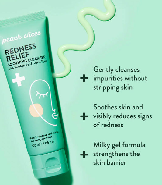 Peach Slices Redness Relief Gentle Soothing Face Cleanser