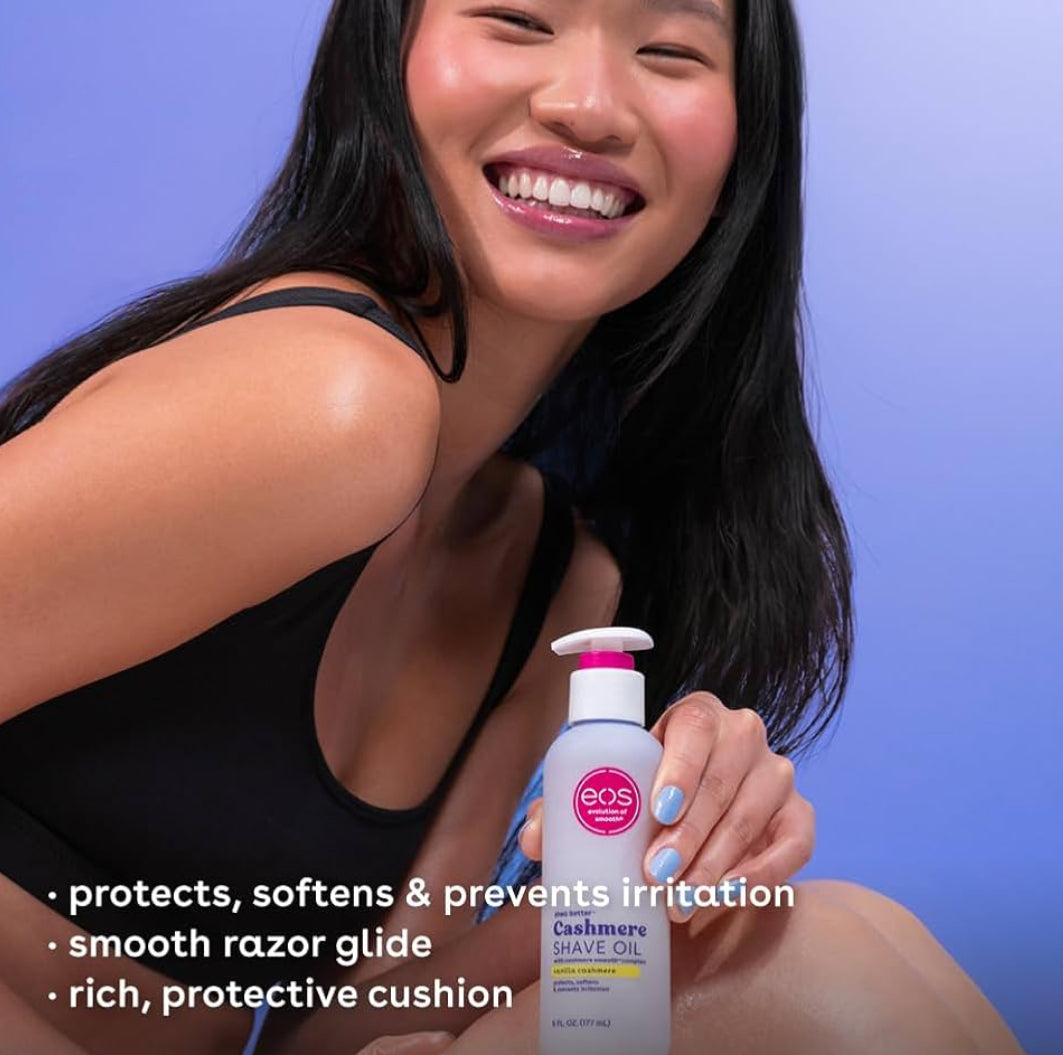EOS Vanilla Cashmere Shea, Cocoa & Argan Shave Oil