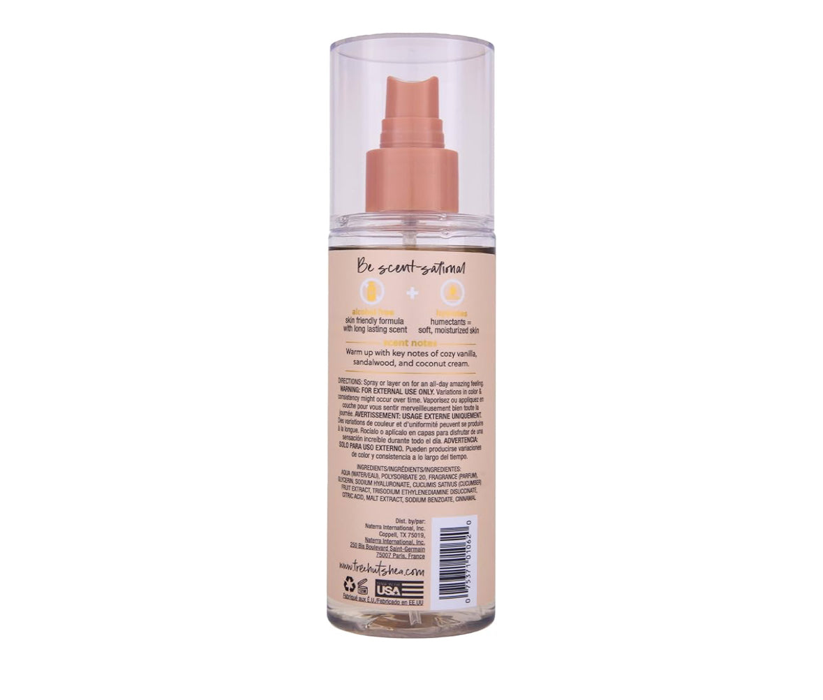 Tree Hut Vanilla Bean, Sandalwood & Coconut Cream Hydrating Body Mist