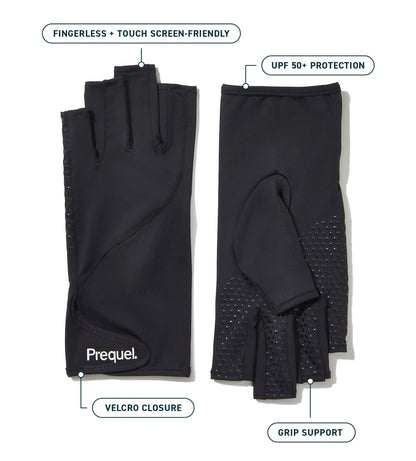 Prequel Fingerless Sun Gloves UPF 50+ UV Protection