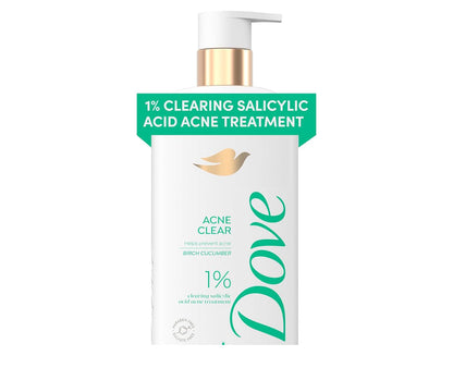 Dove 1% Salicylic Acid Acne Clear Gel Body Wash