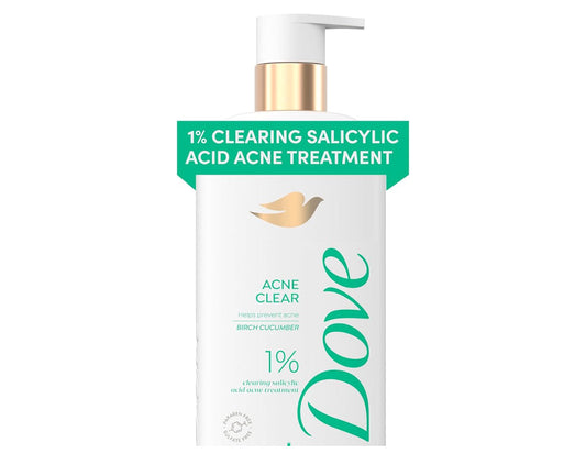 Dove 1% Salicylic Acid Acne Clear Gel Body Wash
