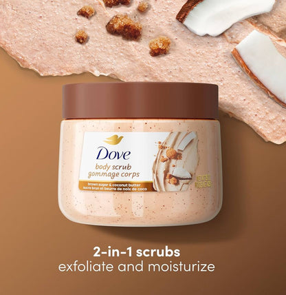 Dove Brown Sugar & Coconut Butter Moisturizing Body Scrub
