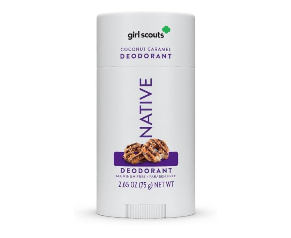 Native Limited Edition Girl Scout Coconut Caramel Cookie Deodorant