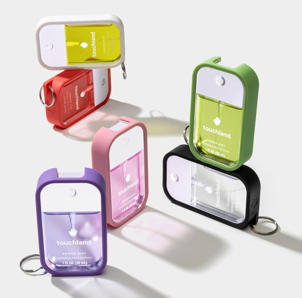 Touchland Hand Mist Case – Stylish Keyring Pouch (1oz Compatible)