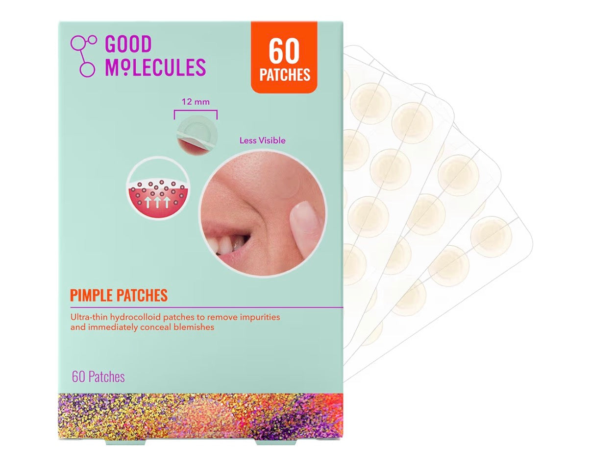 Good Molecules Ultra-Thin Hydrocolloid Pimple Patches – 60 Pack
