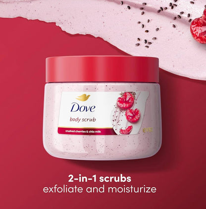 Dove Crushed Cherry & Chia Milk Revitalizing Body Scrub