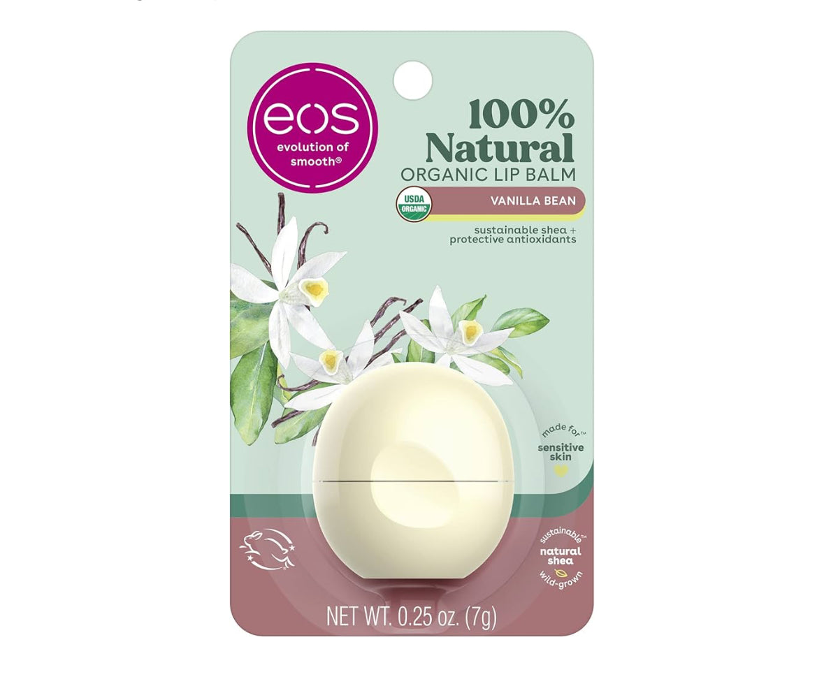 EOS Vanilla Bean Natural & Organic Shea Lip Balm Sphere