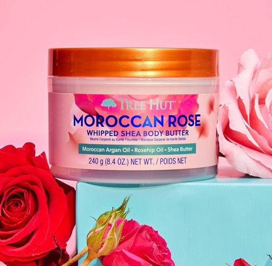 Tree Hut Moroccan Rose, Argan & Rosehip Whipped Shea Body Butter
