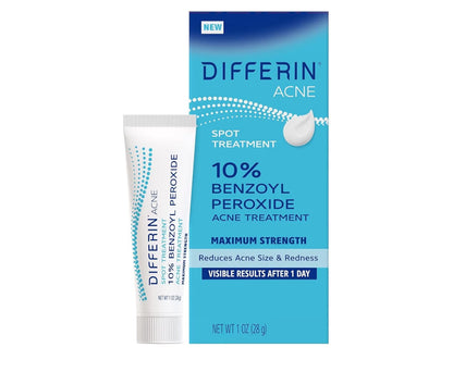 Differin 10% Benzoyl Peroxide Acne Spot Treatment Gel