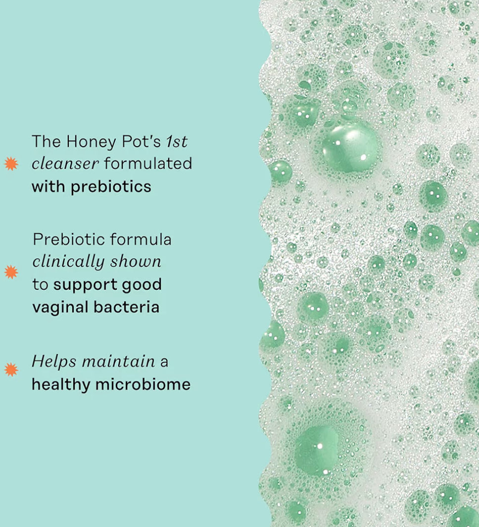 The Honey Pot Prebiotic Foaming Vulva Feminine Wash